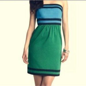 The Limited | Size 12 | Color Block | Strapless | Side Zip |